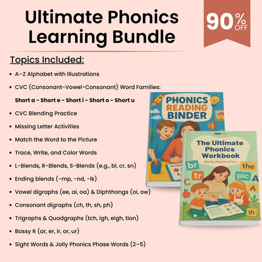 The Ultimate Phonics Learning Bundle For Kids – 2 Books in 1 | From The Alphabet Stage To Advanced Phonics Mastery