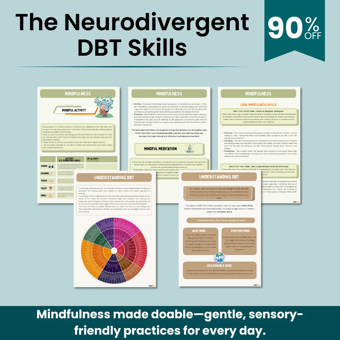Neurodivergent-Friendly DBT Skills Workbook