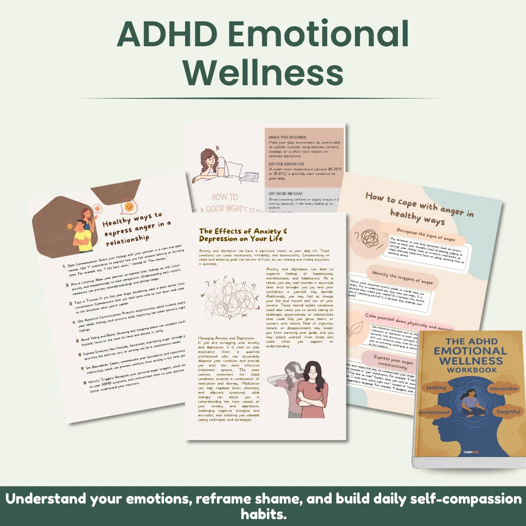 The Ultimate ADHD Toolkit: 6-in-1 Workbook & Planner Bundle