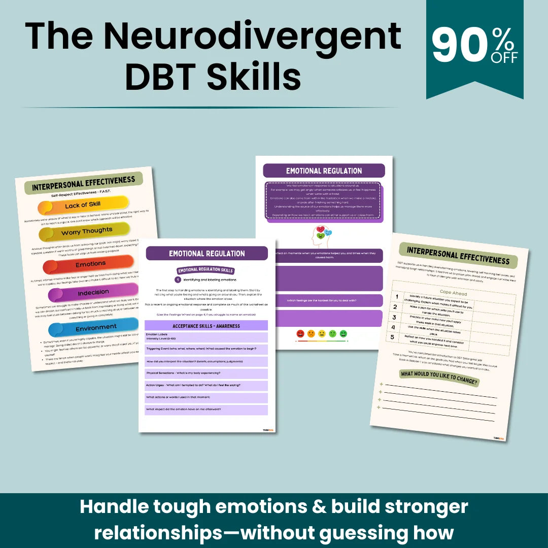 Neurodivergent-Friendly DBT Skills Workbook