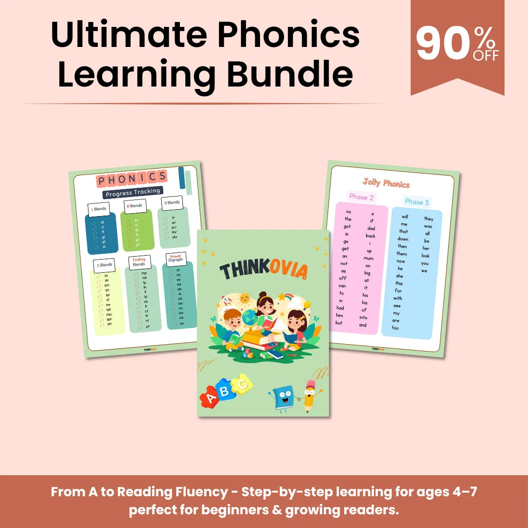 The Ultimate Phonics Learning Bundle For Kids – 2 Books in 1 | From The Alphabet Stage To Advanced Phonics Mastery