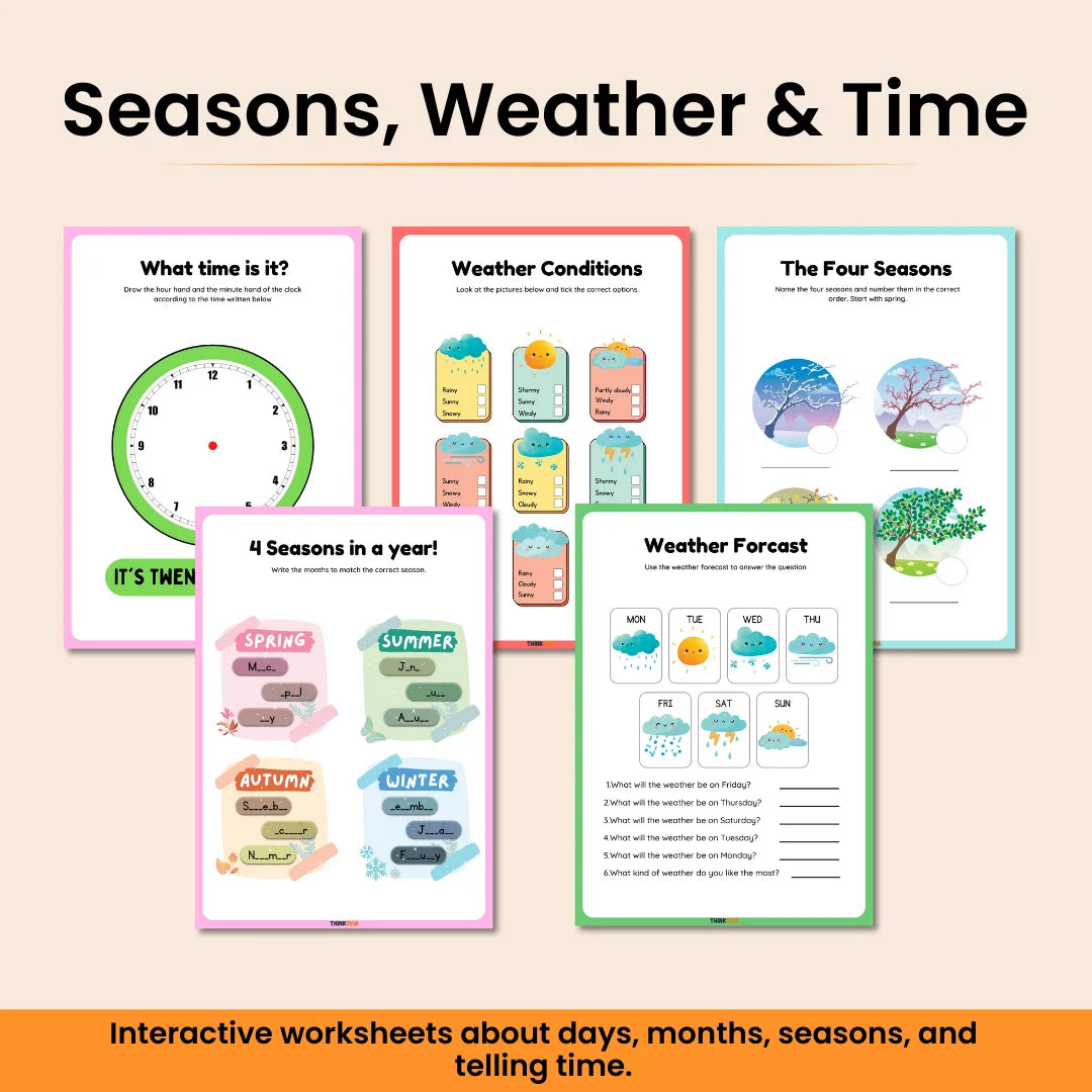 Kindergarten Busy Book - 180+ Fun Learning Activities for Kids | Perfect for Homeschool & Classroom