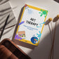 Art Therapy Workbook for Mental Health +125 Worksheets for Social Emotional Learning, Teen Therapy, CBT, Mindfulness, Grief Support