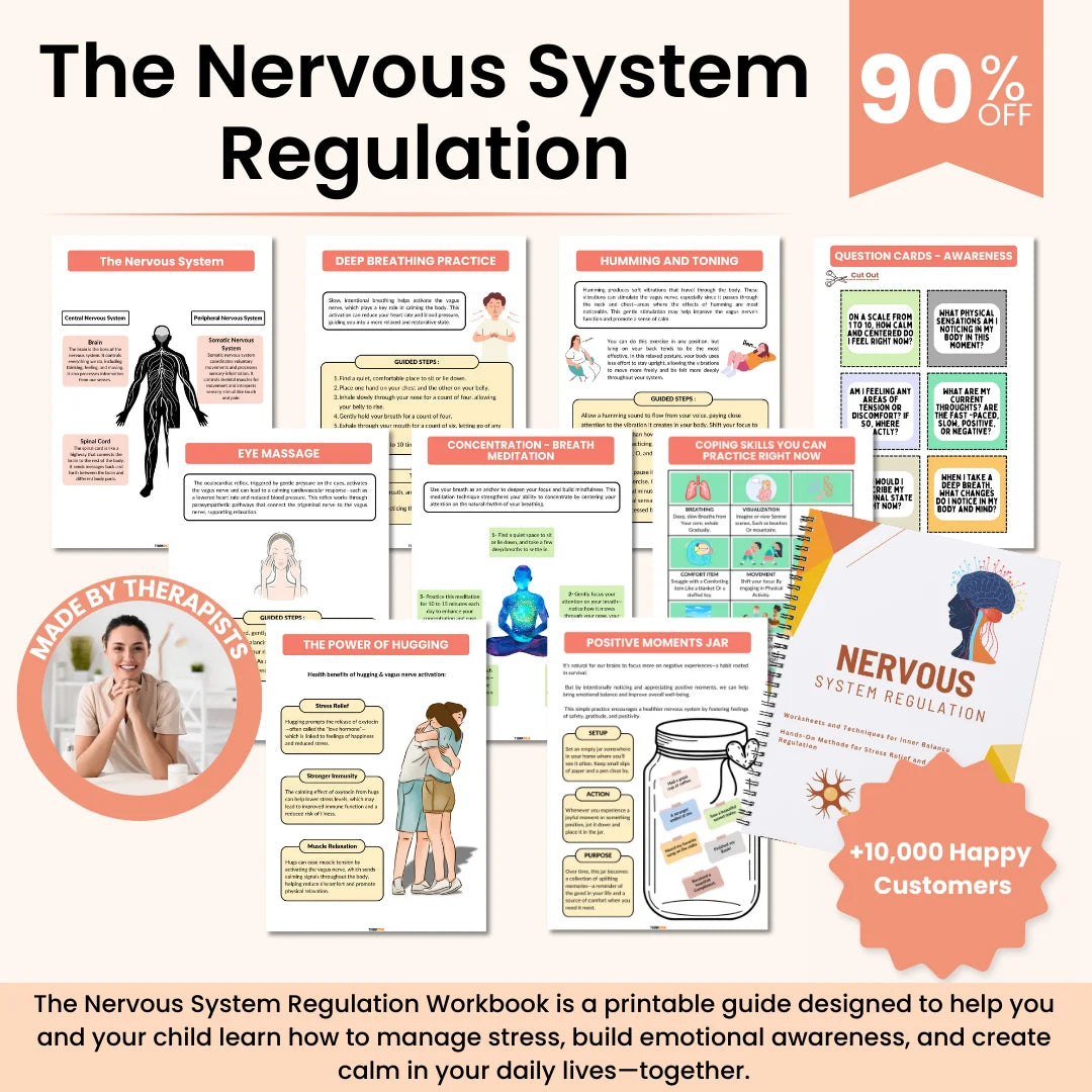 The Nervous System Regulation Workbook: A Polyvagal Theory Workbook for Emotional Balance & Resilience | Somatic Exercises & Vagus Nerve Therapy