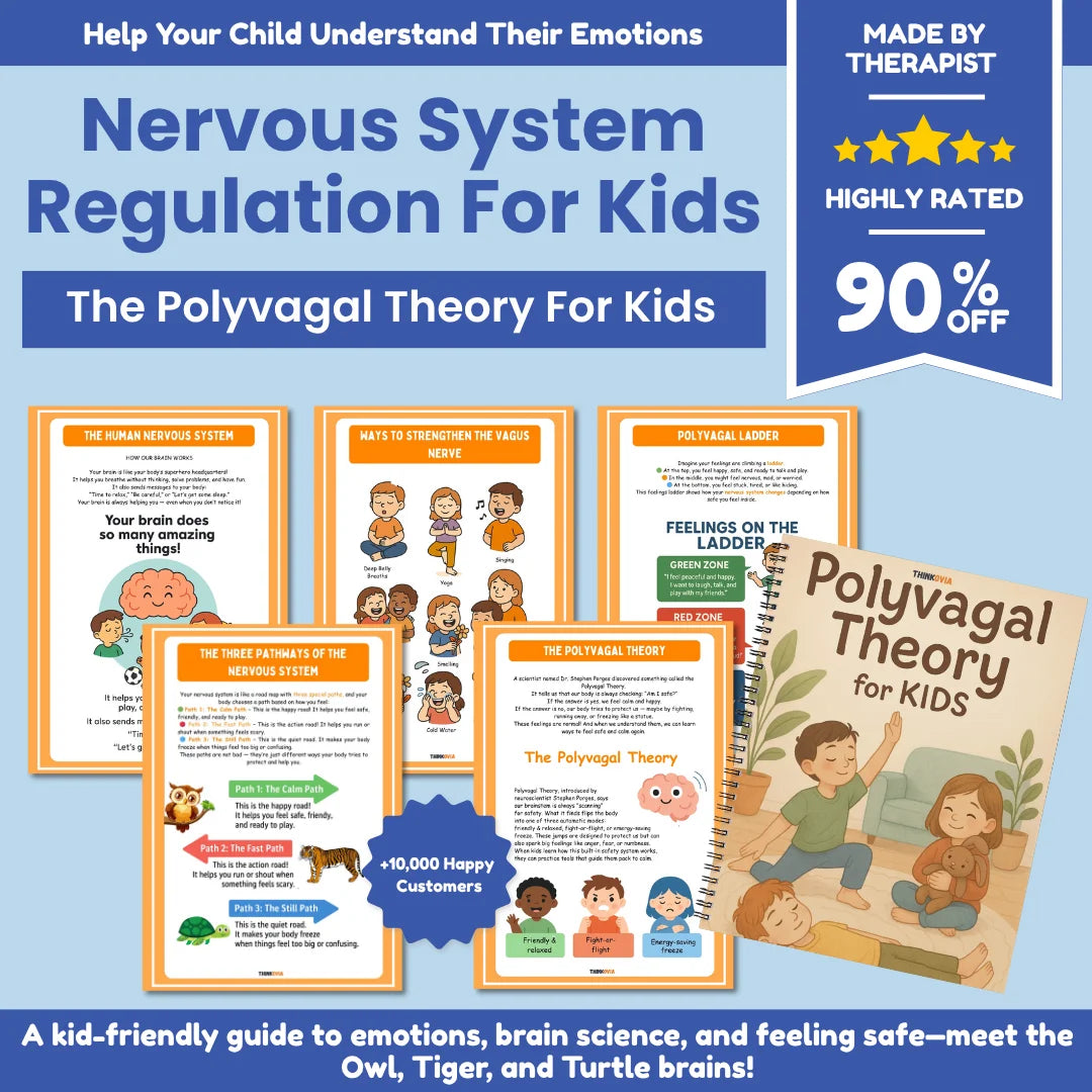 The Polyvagal Theory for Kids | Nervous System Regulation Workbook