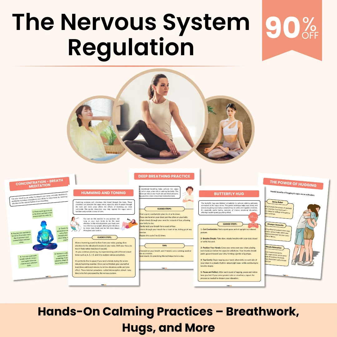 The Nervous System Regulation Workbook: A Polyvagal Theory Workbook for Emotional Balance & Resilience | Somatic Exercises & Vagus Nerve Therapy