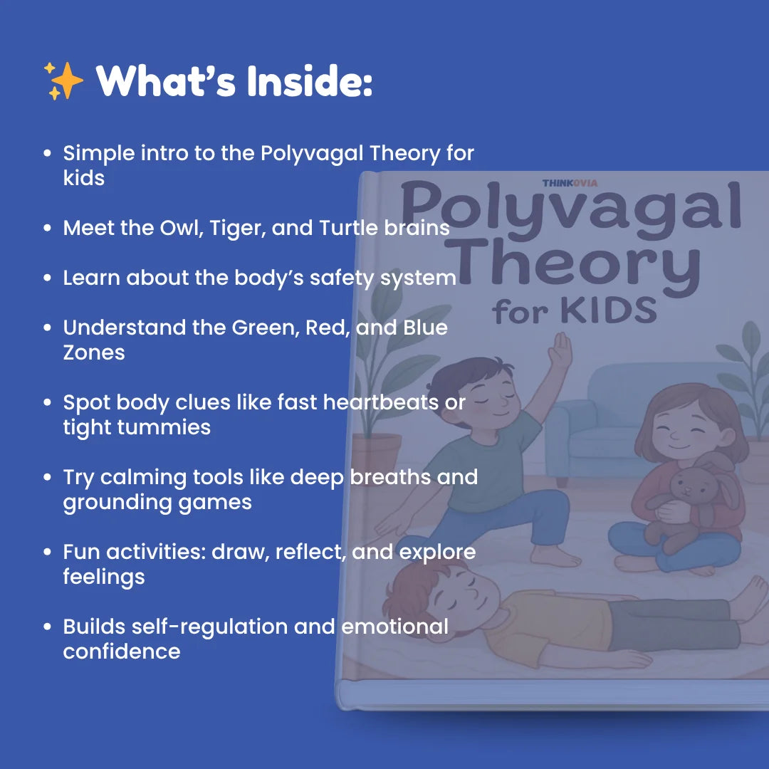 The Polyvagal Theory for Kids | Nervous System Regulation Workbook