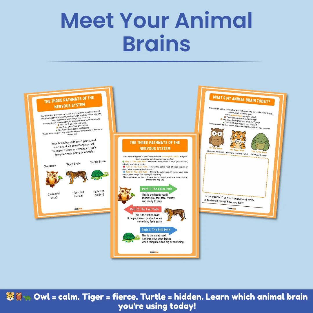 The Polyvagal Theory for Kids | Nervous System Regulation Workbook