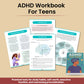 ADHD Bundle for Kids & Teens - Worksheets, Planner & Coping Skills