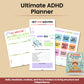 ADHD Bundle for Kids & Teens - Worksheets, Planner & Coping Skills