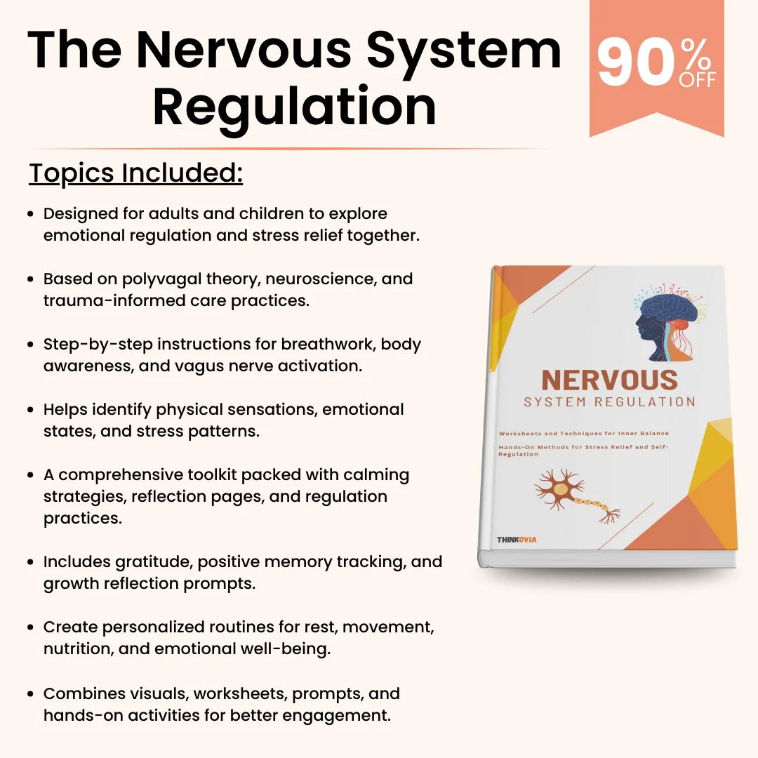 The Nervous System Regulation Workbook: A Polyvagal Theory Workbook for Emotional Balance & Resilience | Somatic Exercises & Vagus Nerve Therapy