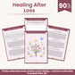 Healing After Loss workbook for grief, bereavement support, memory activities, and emotional healing