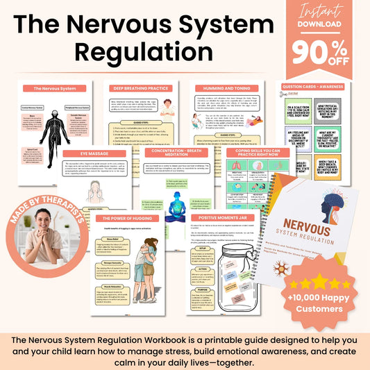The Nervous System Regulation Workbook: A Polyvagal Theory Workbook for Emotional Balance & Resilience | Somatic Exercises & Vagus Nerve Therapy