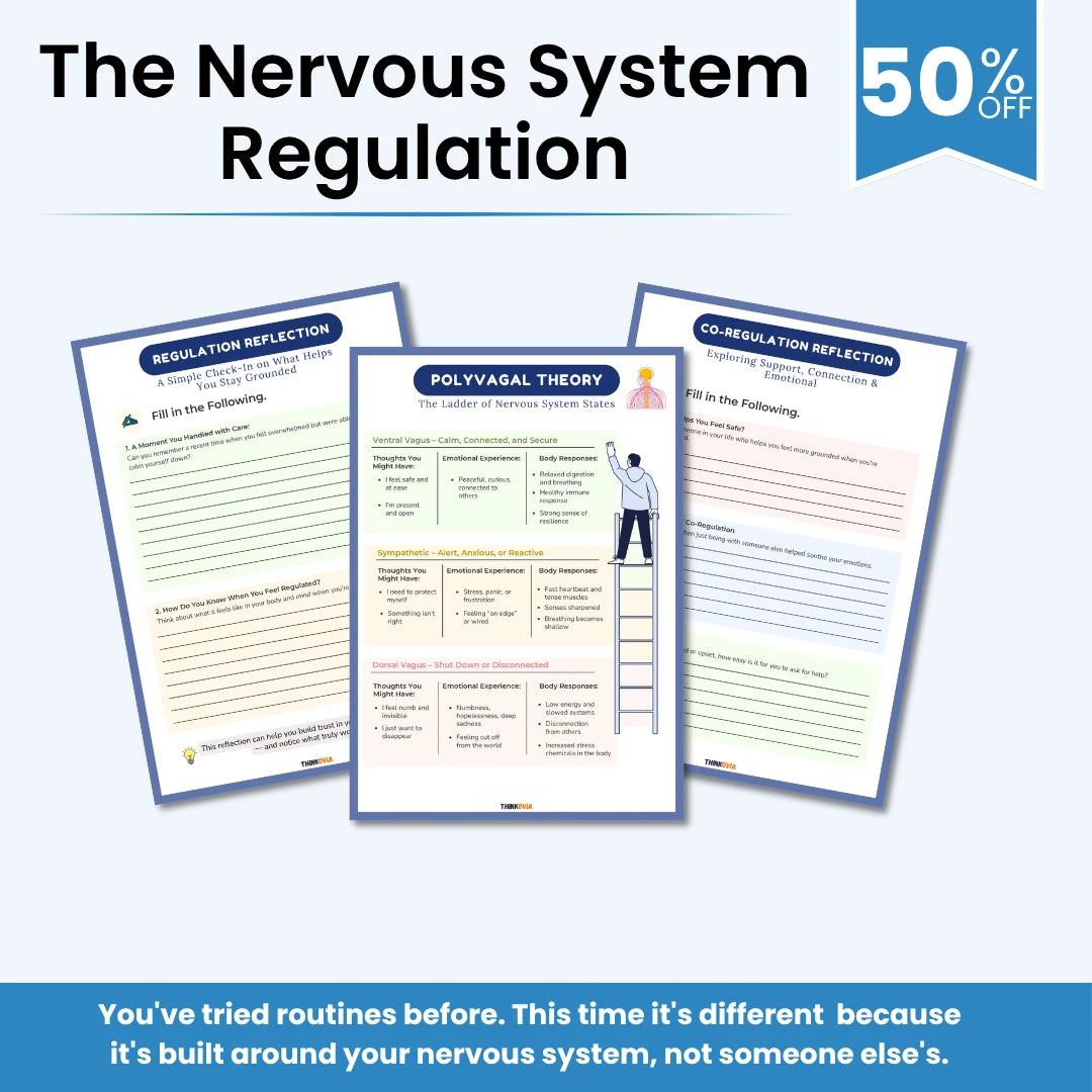The Nervous System Regulation Workbook: A Polyvagal Theory Workbook for Emotional Balance & Resilience | Somatic Exercises & Vagus Nerve Therapy