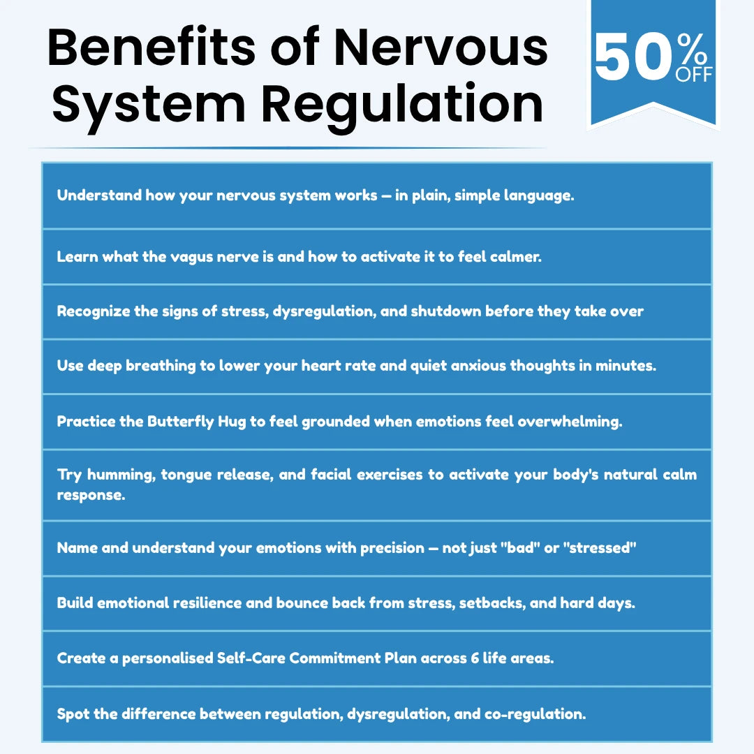 The Nervous System Regulation Workbook: A Polyvagal Theory Workbook for Emotional Balance & Resilience | Somatic Exercises & Vagus Nerve Therapy