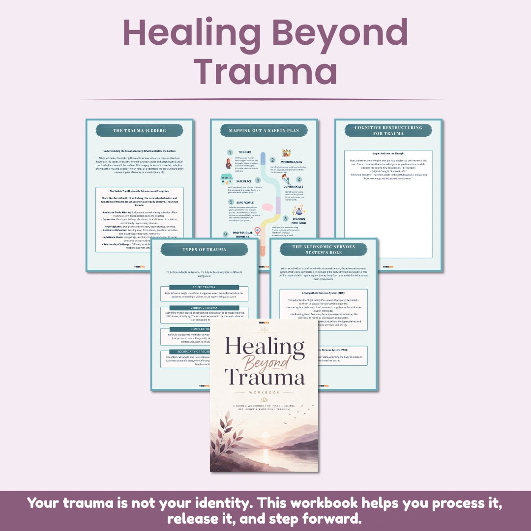 Inner Healing Reset Bundle printable workbook collection