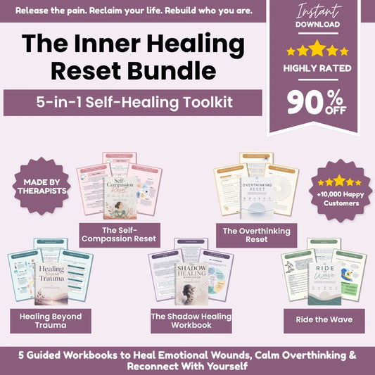 Inner Healing Reset Bundle printable workbook collection