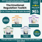 The Emotional Regulation Toolkit (4-in-1 Bundle) | Stress Relief, Mindfulness, Burnout & Self-Control Workbooks